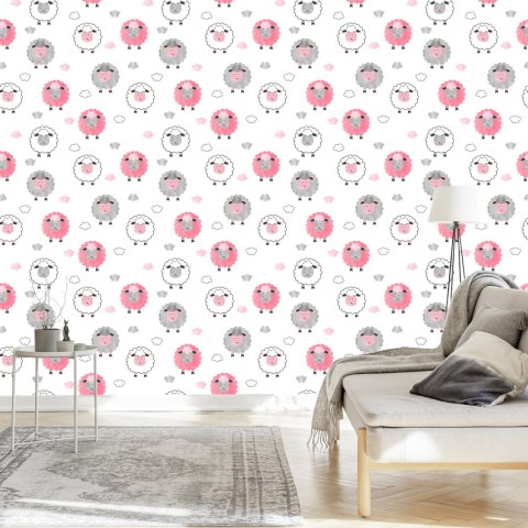 Tapeta Owce Na Tle Chmur Flizelina 53x1000 TR-1577-VER-53