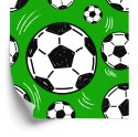Tapeta Piłki Nożne Na Zielonym Tle Flizelina 53x1000 TR-6016-VER-53