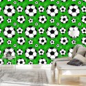 Tapeta Piłki Nożne Na Zielonym Tle Flizelina 53x1000 TR-6016-VER-53