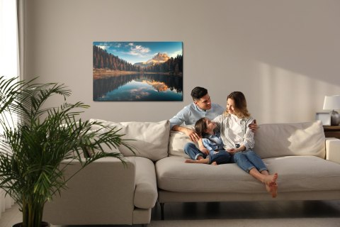 Obraz Na Płótnie Jezioro Antorno, Włochy Canvas Naturalny 100x70 LB-95-NC100-70