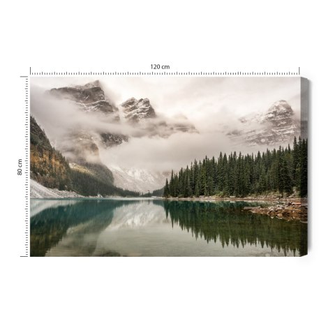 Obraz Na Płótnie Jezioro Moraine, Kanada Canvas 120x80 LB-97-C120-80