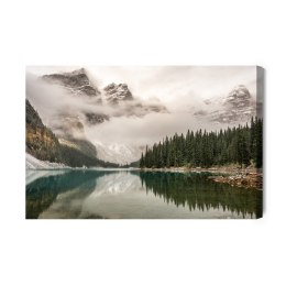 Obraz Na Płótnie Jezioro Moraine, Kanada Canvas Naturalny 100x70 LB-97-NC100-70
