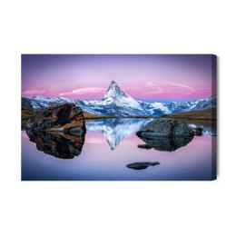 Obraz Na Płótnie Jezioro W Górach Canvas 120x80 LB-94-C120-80