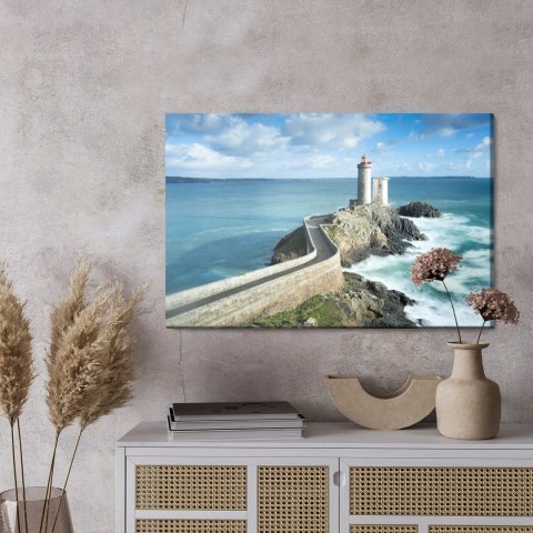Obraz Na Płótnie Latarnia Morska We Francji Canvas 120x80 LB-14-C120-80