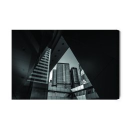 Obraz Na Płótnie Piękne Nowoczesne Budynki Canvas 120x80 LB-105-C120-80