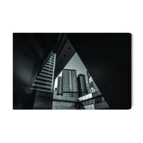 Obraz Na Płótnie Piękne Nowoczesne Budynki Canvas 120x80 LB-105-C120-80
