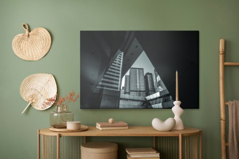 Obraz Na Płótnie Piękne Nowoczesne Budynki Canvas 120x80 LB-105-C120-80