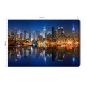 Obraz Na Płótnie Manhattan Nocą Canvas 120x80 LB-127-C120-80