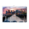 Obraz Na Płótnie Panorama Nowego Jorku Canvas Naturalny 120x80 LB-119-NC120-80