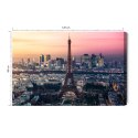 Obraz Na Płótnie Panorama Paryża Canvas 120x80 LB-131-C120-80