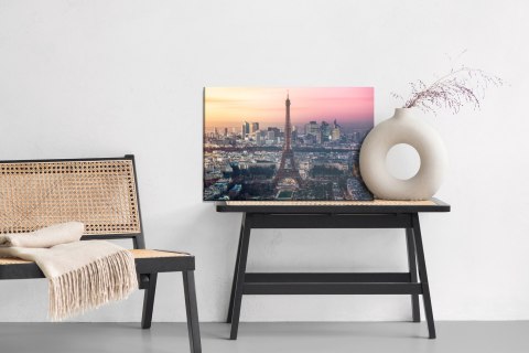 Obraz Na Płótnie Panorama Paryża Canvas Naturalny 120x80 LB-131-NC120-80