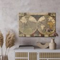Obraz Na Płótnie Starożytna Mapa Świata Canvas Naturalny 100x70 LB-165-NC100-70