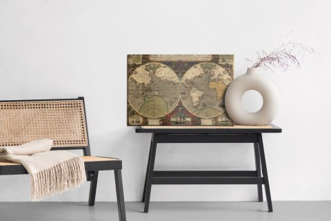 Obraz Na Płótnie Starożytna Mapa Świata Canvas Naturalny 120x80 LB-165-NC120-80