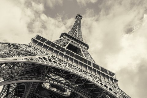 Obraz Na Płótnie Wieża Eiffla, Paryż Canvas 120x80 LB-139-C120-80