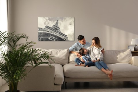 Obraz Na Płótnie Wieża Eiffla, Paryż Canvas 120x80 LB-139-C120-80