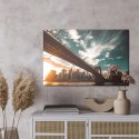 Obraz Na Płótnie Zachód Słońca W Nowym Jorku Canvas Naturalny 100x70 LB-129-NC100-70