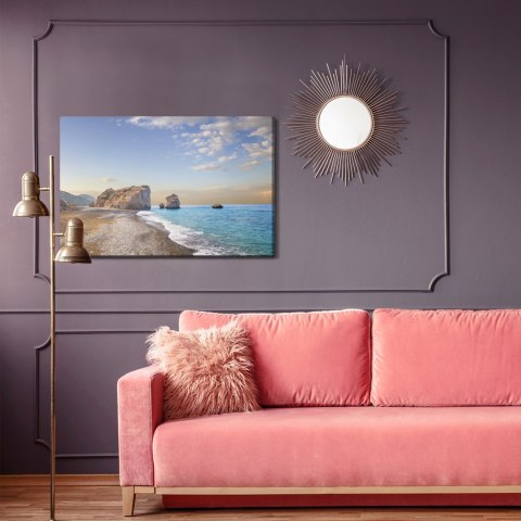 Obraz Na Płótnie Skały Nad Morzem Canvas Naturalny 120x80 LB-461-NC120-80