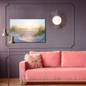 Obraz Na Płótnie Wschód Słońca Na Piaszczystej Plaży Canvas 120x80 LB-469-C120-80