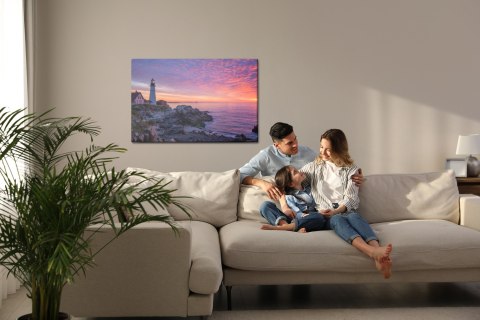 Obraz Na Płótnie Zachód Słońca Nad Oceanem Canvas 120x80 LB-463-C120-80