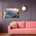Obraz Na Płótnie Zachód Słońca W Grecji Canvas Naturalny 100x70 LB-462-NC100-70