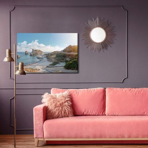 Obraz Na Płótnie Cypryjski Brzeg Morza Canvas Naturalny 120x80 LB-485-NC120-80