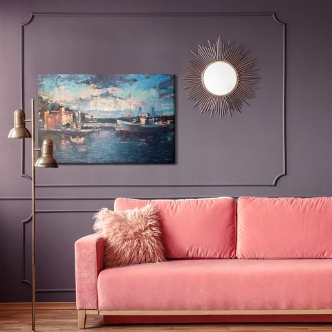 Obraz Na Płótnie Miasto Morze I Port Canvas 120x80 LB-511-C120-80