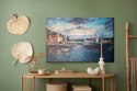 Obraz Na Płótnie Miasto Morze I Port Canvas 120x80 LB-511-C120-80
