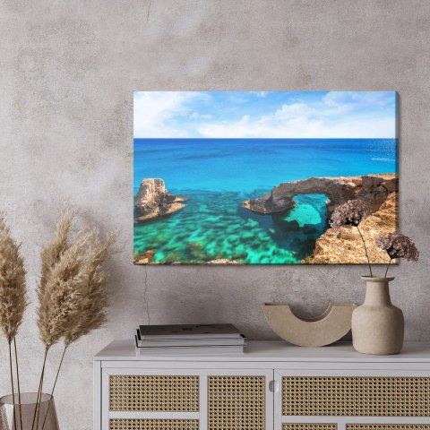 Obraz Na Płótnie Morski Skalny Most Canvas Naturalny 120x80 LB-495-NC120-80