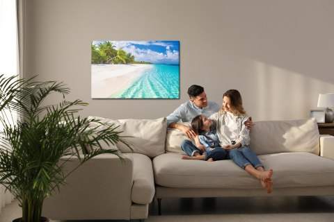 Obraz Na Płótnie Morze I Canvas Naturalny 120x80 LB-555-NC120-80