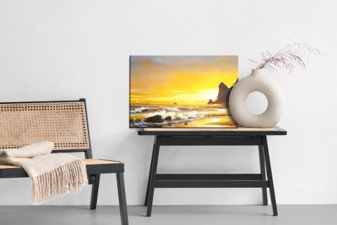 Obraz Na Płótnie Morze I Zachód Słońca Canvas Naturalny 120x80 LB-507-NC120-80