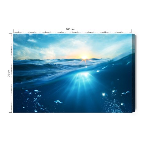 Obraz Na Płótnie Podwodny Świat Morza Canvas Naturalny 100x70 LB-512-NC100-70