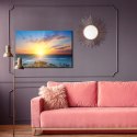 Obraz Na Płótnie Wschód Słońca Nad Brzegiem Morza Canvas Naturalny 120x80 LB-493-NC120-80