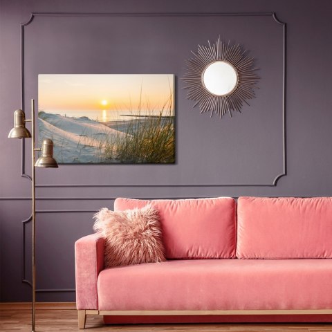 Obraz Na Płótnie Zachód Słońca Nad Morzem Bałtyckim Canvas Naturalny 100x70 LB-488-NC100-70