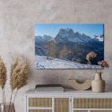 Obraz Na Płótnie Zimowy Pejzaż Górski 3D Canvas Naturalny 120x80 LB-1075-NC120-80