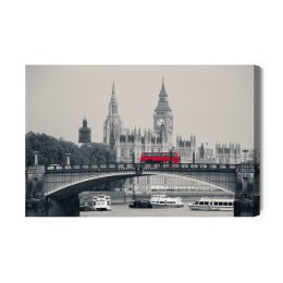 Obraz Na Płótnie Most Lambeth Bridge Canvas Naturalny 120x80 LB-1286-NC120-80