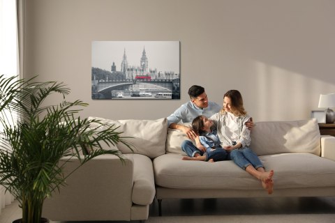 Obraz Na Płótnie Most Lambeth Bridge Canvas Naturalny 120x80 LB-1286-NC120-80