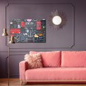 Obraz Na Płótnie Popularne Symbole Londynu Canvas 120x80 LB-1291-C120-80