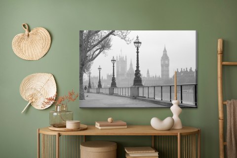 Obraz Na Płótnie Widok Na Big Bena I Pałac Westministerski Canvas 120x80 LB-1278-C120-80