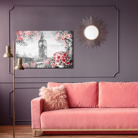 Obraz Na Płótnie Widok Z Balkonu Na Big Bena Canvas Naturalny 100x70 LB-1296-NC100-70