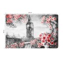 Obraz Na Płótnie Widok Z Balkonu Na Big Bena Canvas Naturalny 120x80 LB-1296-NC120-80