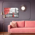 Obraz Na Płótnie Zakochani Podziwiający Londyńską Panoramę Canvas 120x80 LB-1297-C120-80
