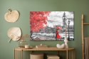 Obraz Na Płótnie Zakochani Podziwiający Londyńską Panoramę Canvas Naturalny 100x70 LB-1297-NC100-70