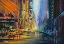 Obraz Na Płótnie Centrum Nowego Jorku Jak Malowane Canvas 120x80 LB-1393-C120-80
