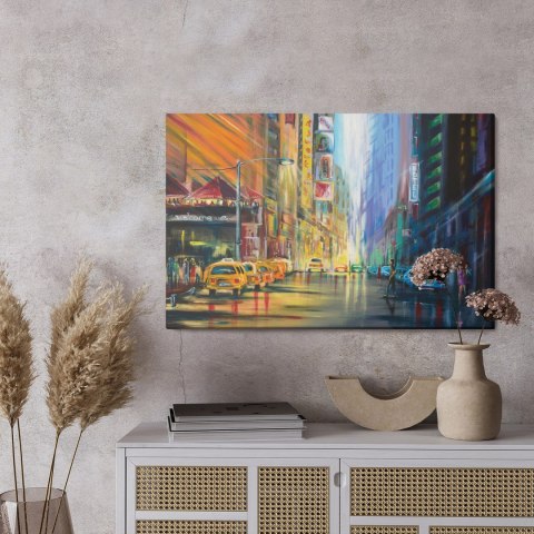 Obraz Na Płótnie Centrum Nowego Jorku Jak Malowane Canvas 120x80 LB-1393-C120-80