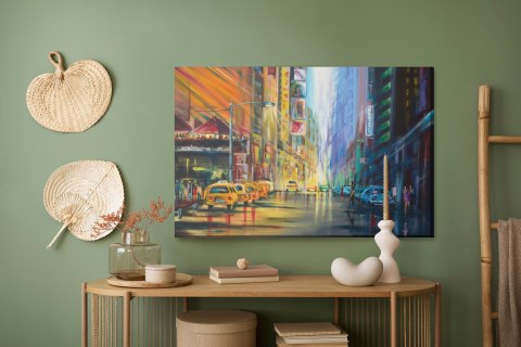 Obraz Na Płótnie Centrum Nowego Jorku Jak Malowane Canvas 120x80 LB-1393-C120-80