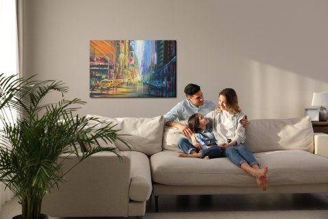 Obraz Na Płótnie Centrum Nowego Jorku Jak Malowane Canvas 120x80 LB-1393-C120-80