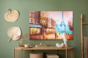 Obraz Na Płótnie Abstrakcyjny Widok Na Paryż Canvas 120x80 LB-1089-C120-80