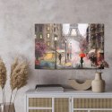 Obraz Na Płótnie Deszczowy Dzień W Paryżu Canvas 120x80 LB-1111-C120-80