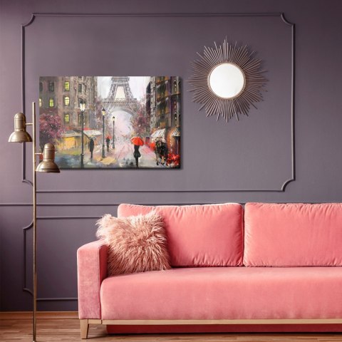 Obraz Na Płótnie Deszczowy Dzień W Paryżu Canvas 120x80 LB-1111-C120-80