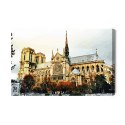 Obraz Na Płótnie Katedra Notre Dame Jak Malowana Canvas 120x80 LB-1132-C120-80